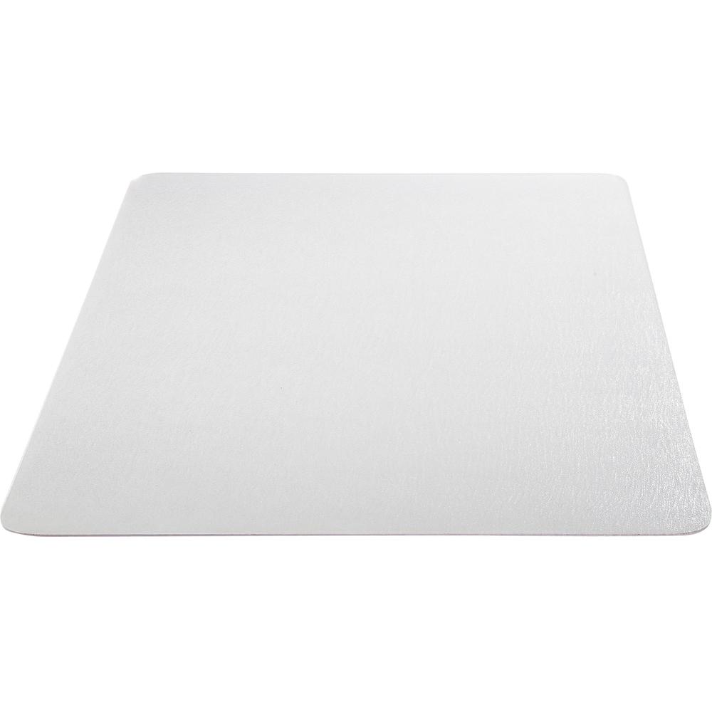 Lorell Chairmat - Hard Floor, Wood Floor, Vinyl Floor, Tile Floor - 60" Length x 46" Width x 0.095" Thickness - Rectangular - Vinyl - Clear - 1Each. Picture 10