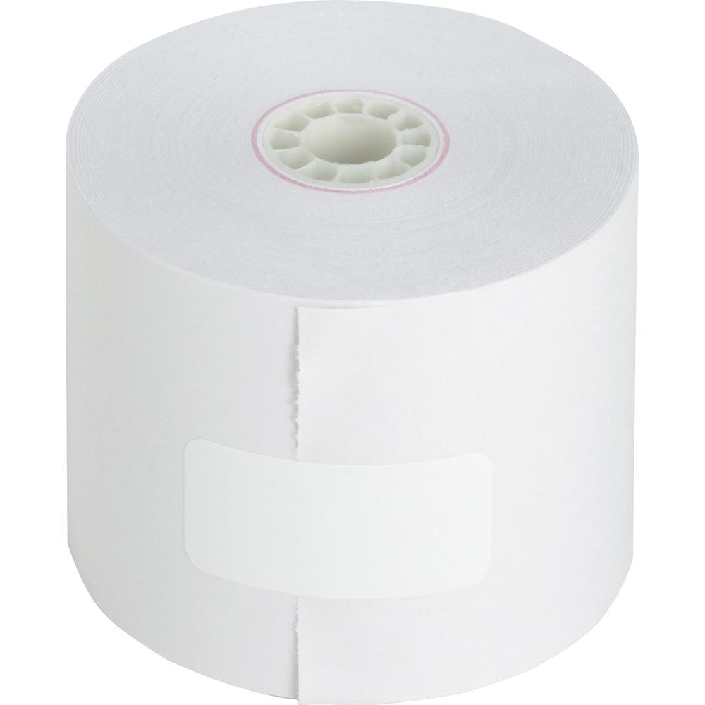 Business Source 150' Adding Machine Rolls - 2 1/4" x 150 ft - Sustainable Forestry Initiative (SFI) - Lint-free - White - 12 / Pack. Picture 7