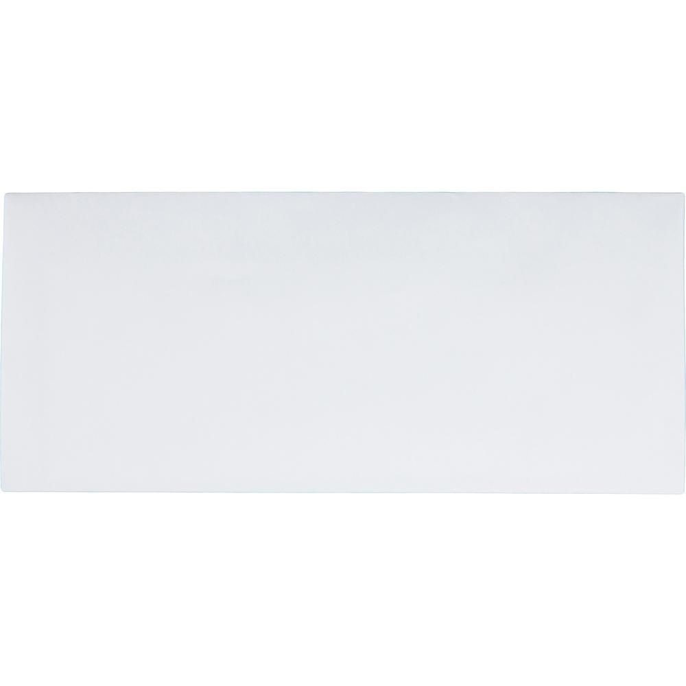 Business Source No. 10 Regular Business Envelopes - Commercial - #10 - 4 1/8" Width x 9 1/2" Length - 24 lb - Gummed - White - Wove - 500 / Box. Picture 3