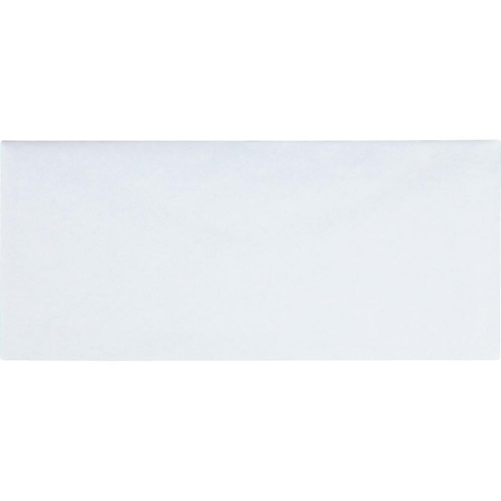 Business Source No.10 Regular Tint Security Envelopes - Security - #10 - 4 1/8" Width x 9 1/2" Length - 24 lb - Gummed - White - Wove - 1 Box. Picture 7