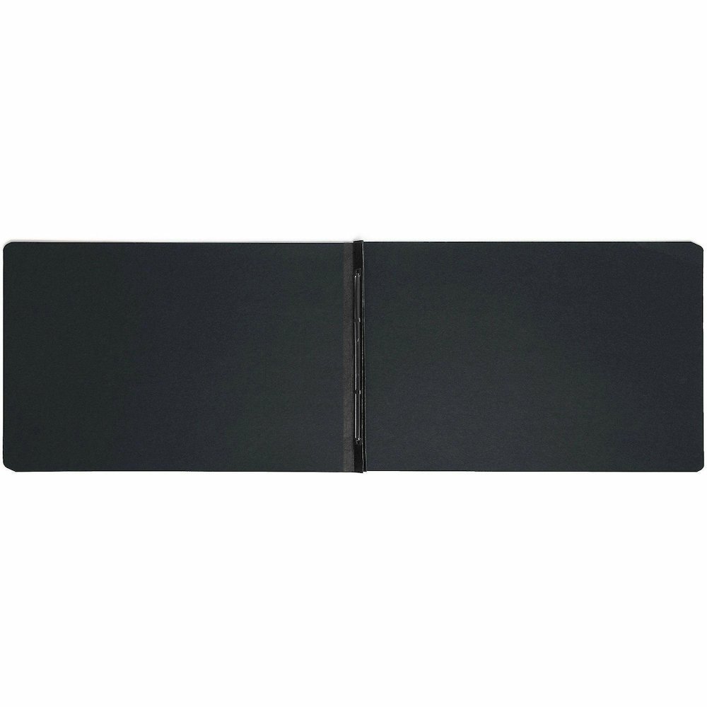 Smead Tabloid Recycled Report Cover - 11" x 17" - 3" Expansion - 1 Fastener - 25 pt. - Pressboard - Black - Metal Compressor, Hinged - 100% Paper Recycled - 1 Each. Picture 5