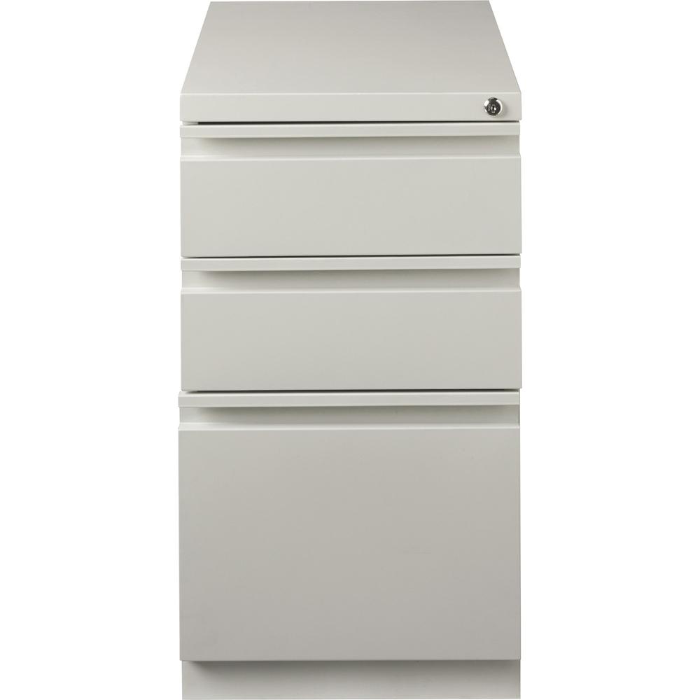Lorell 23" Box/Box/File Mobile File Cabinet with Full-Width Pull - 15" Width x 22.9" Depth x 27.7" Height - 3 x Drawer(s) for Box, File - Letter - Vertical - Ball-bearing Suspension, Security Lock, Re. Picture 5