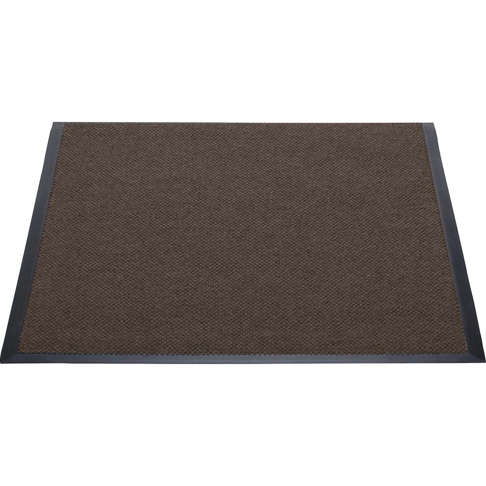 Genuine Joe Ultraguard Indoor Wiper Mats - Hard Floor, Indoor, Outdoor - 72" Length x 48" Width - Rubber - Chocolate - 1 Each. Picture 2