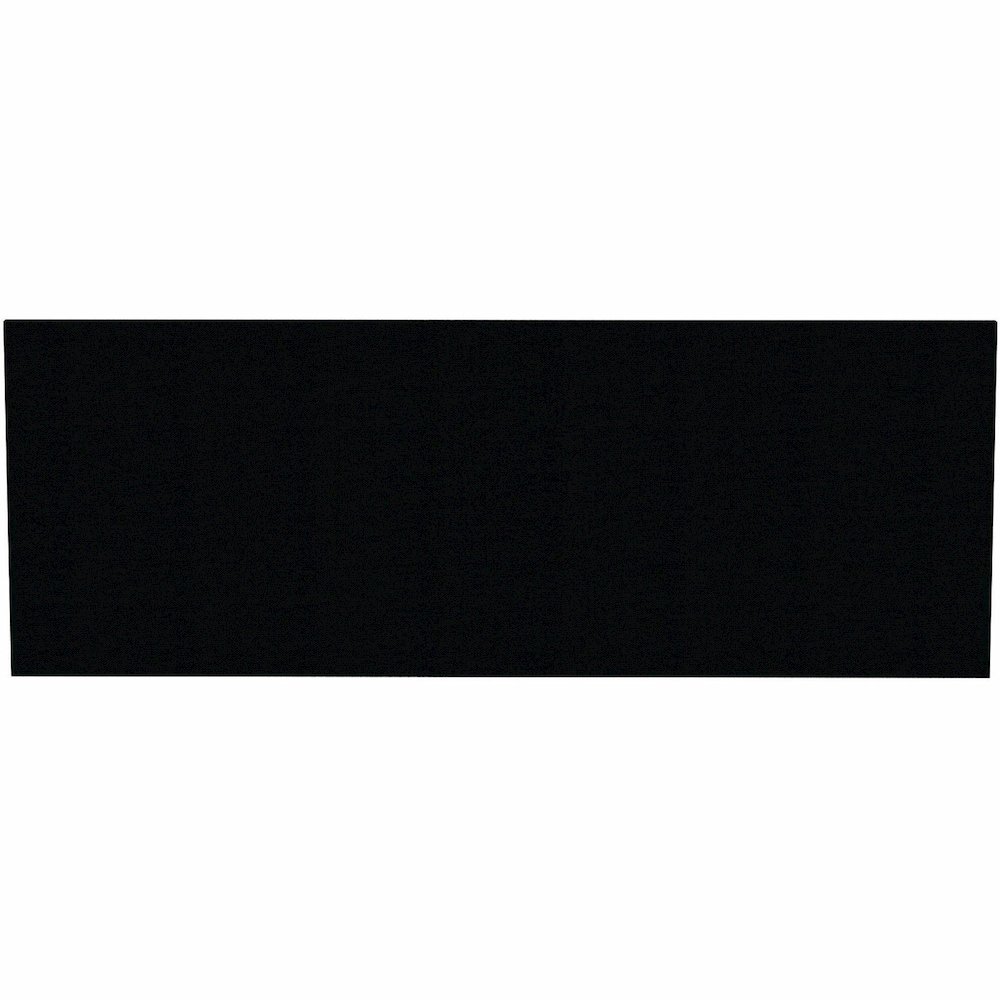 Lorell Essentials Series Hutch Tackboards - 16.50" Board Height x 45" Board Width x 0.50" Board Depth - Black Fabric Surface - Laminated - 1 Each. Picture 3