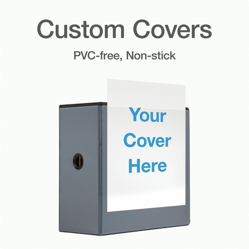 Cardinal Xtralife ClearVue Locking Slant-D Binders - 6" Binder Capacity - Letter - 8 1/2" x 11" Sheet Size - 1300 Sheet Capacity - 5 1/2" Spine Width - 3 x D-Ring Fastener(s) - 2 Inside Front & Back P. Picture 3