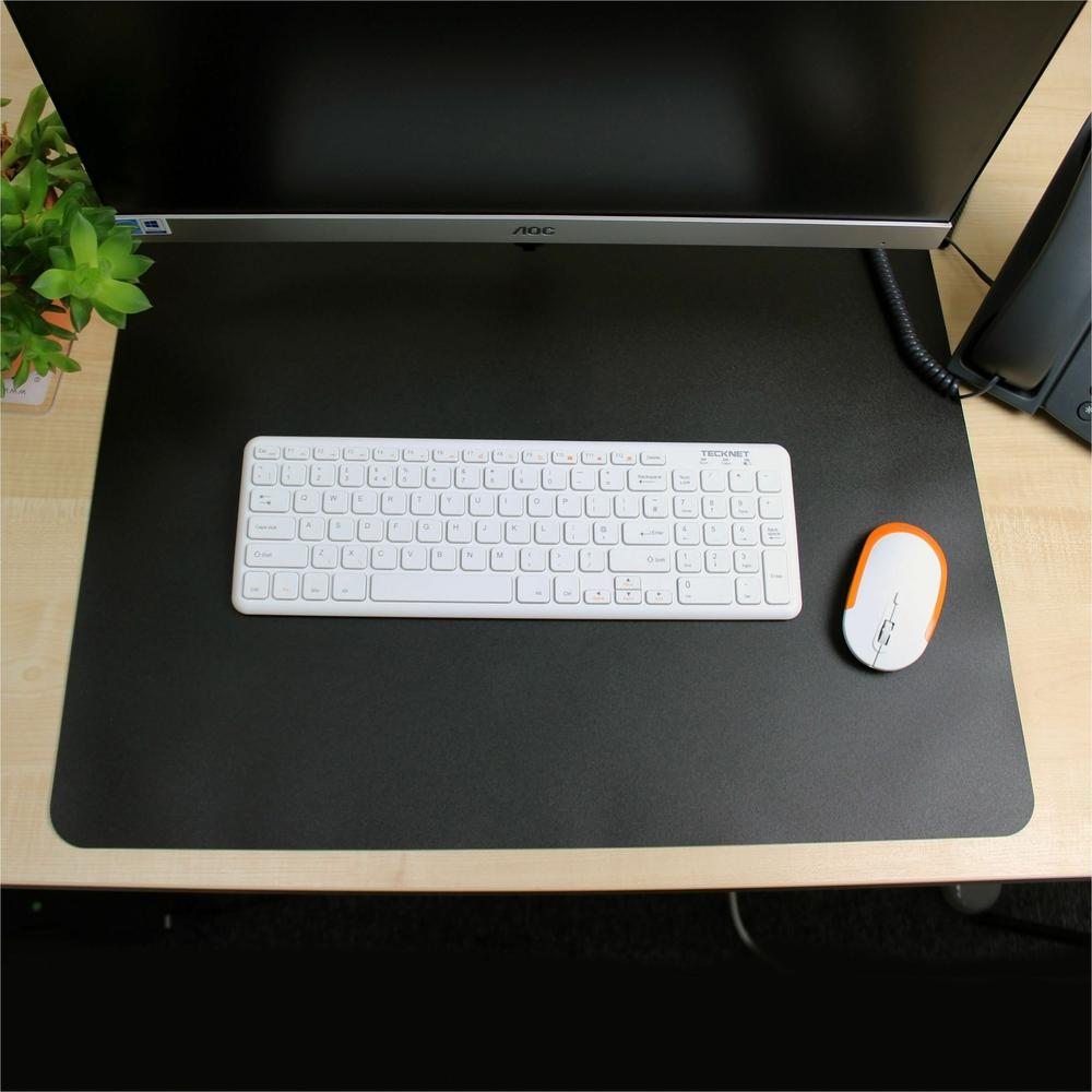 Lorell Desk Pad - Rectangular - 36" Width x 20" Depth - Black. Picture 5