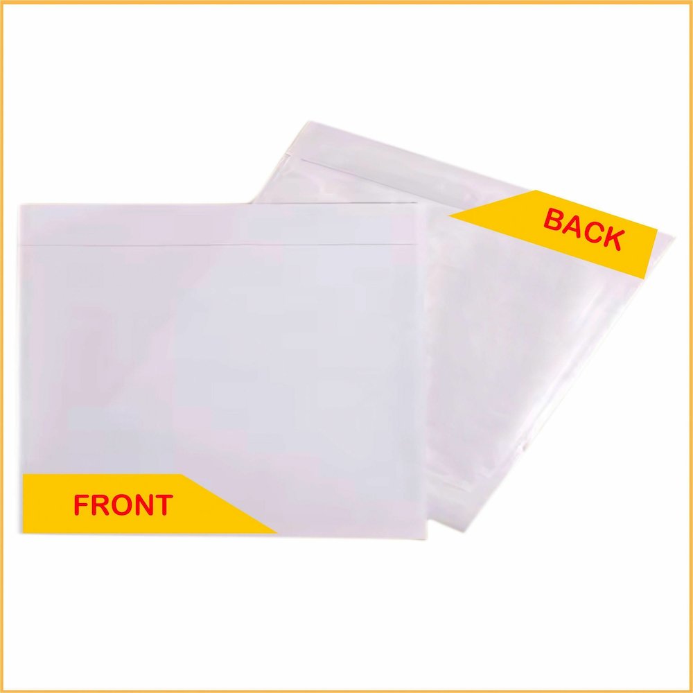 Sparco Plain Back 7" Envelopes - Packing List - 7" Width x 5 1/2" Length - 70 g/m² - Self-adhesive Seal - White - Paper, Low Density Polyethylene (LDPE) - 1000 / Box. Picture 4