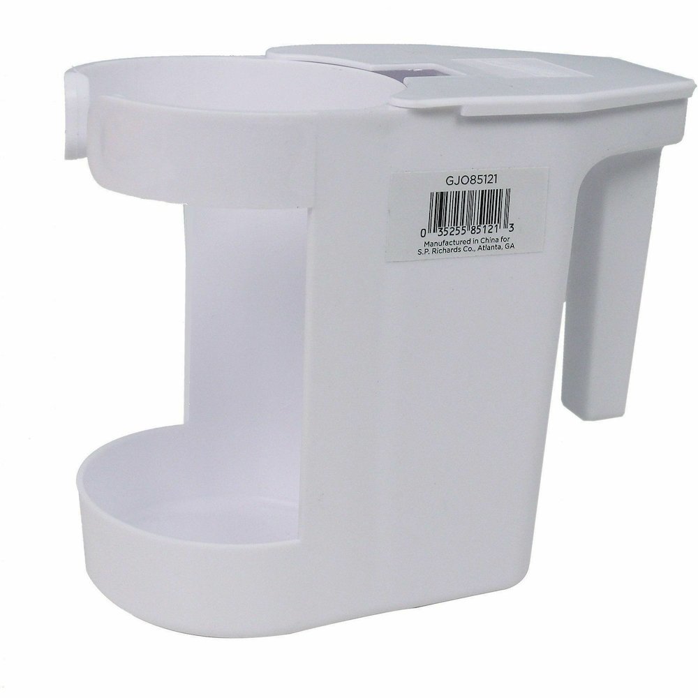 Genuine Joe Toilet Bowl Mop Caddy - White - 12 / Carton. Picture 4