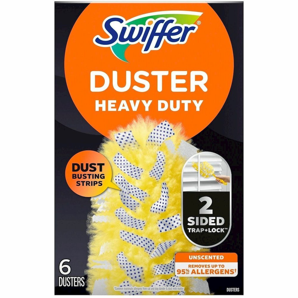 Swiffer 360-degree Dusters Refill - Disposable, Unscented - Fiber - Yellow - 6/Box - 4 / Carton. Picture 3