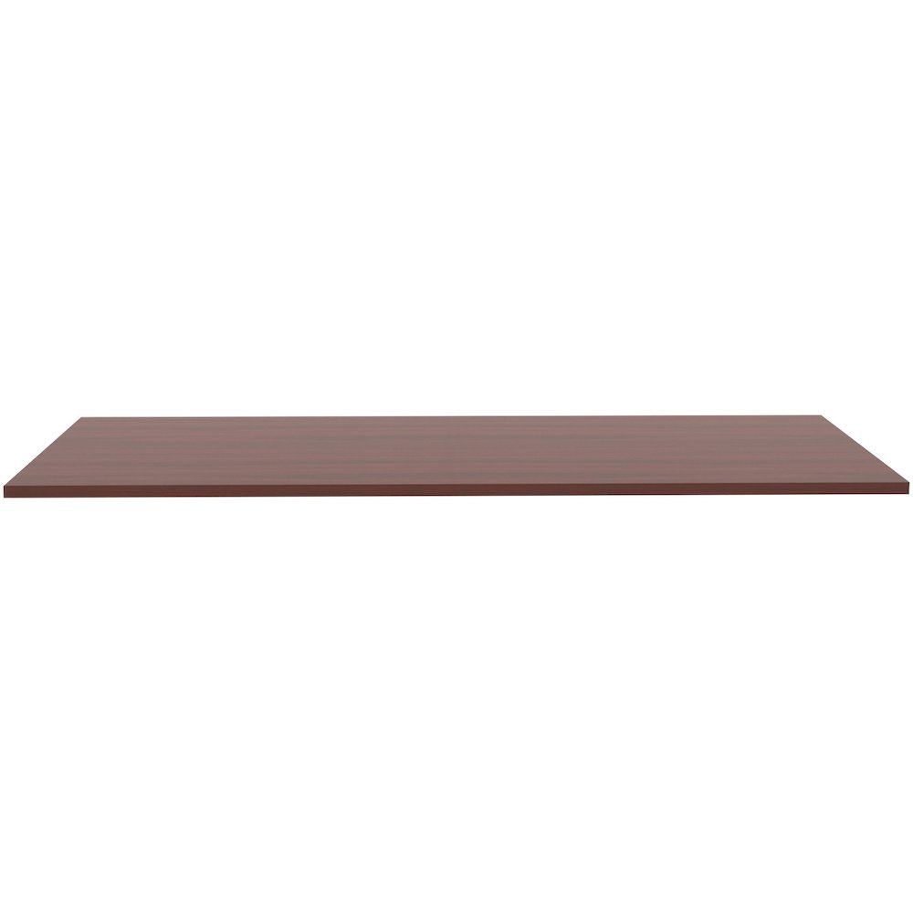 Lorell Relevance Series Tabletop - Rectangle Top - Contemporary Style - Height Adjustable - 72" Table Top Width x 30" Table Top Depth x 1" Table Top Thickness - Conferencing - Assembly Required - Maho. Picture 4
