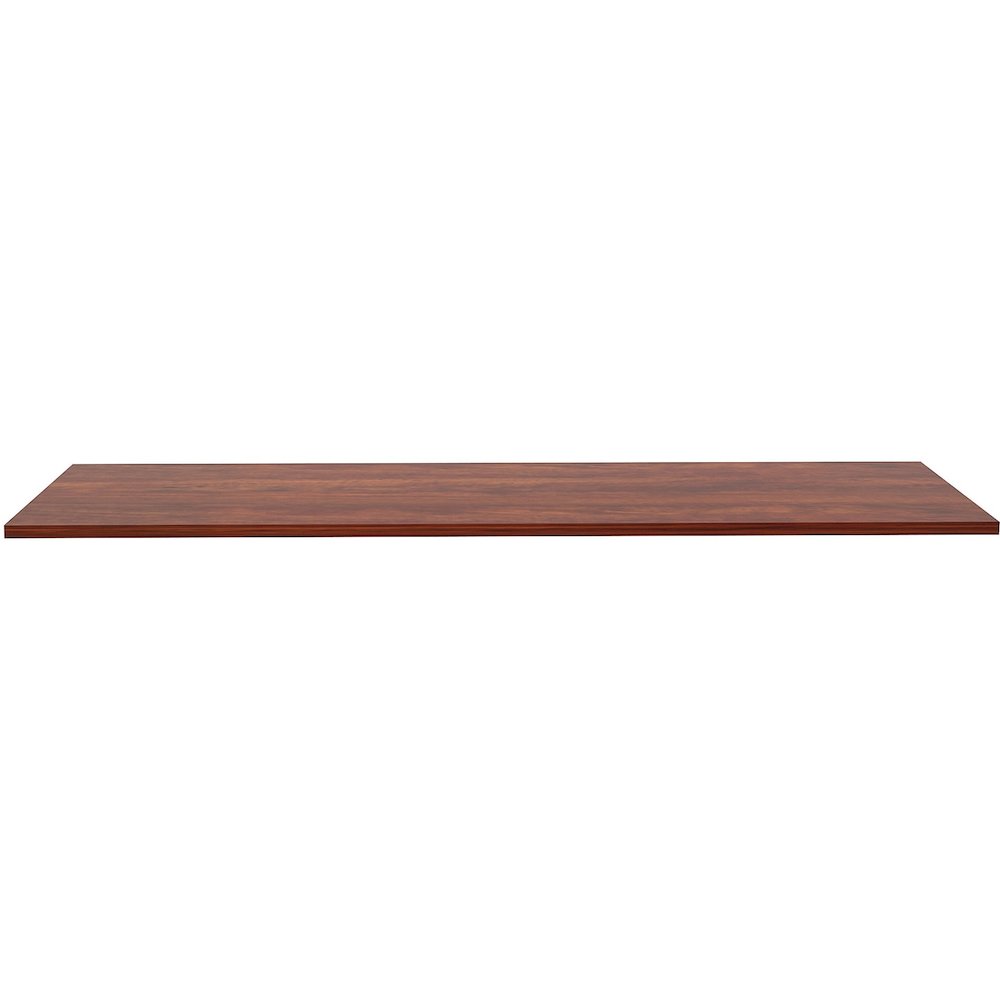 Lorell Training Tabletop - Cherry Rectangle, Laminated Top - Adjustable Height - 72" Table Top Width x 24" Table Top Depth x 1" Table Top Thickness - Assembly Required - 1 Each. Picture 4