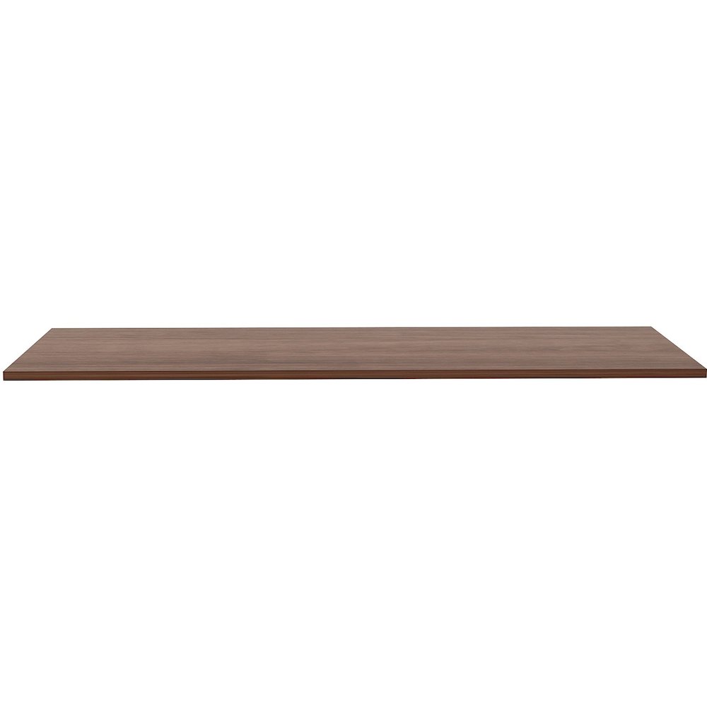 Lorell Relevance Series Tabletop - Walnut Rectangle, Laminated Top - Adjustable Height - 24" Table Top Width x 72" Table Top Depth x 1" Table Top Thickness - Assembly Required - 1 Each. Picture 4