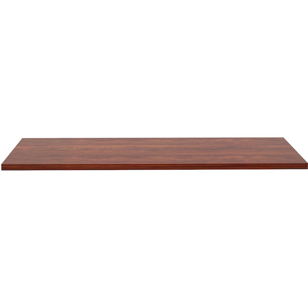 Lorell Training Tabletop - Cherry Rectangle, Laminated Top - 48" Table Top Length x 24" Table Top Width x 1" Table Top Thickness - Assembly Required - 1 Each. Picture 4