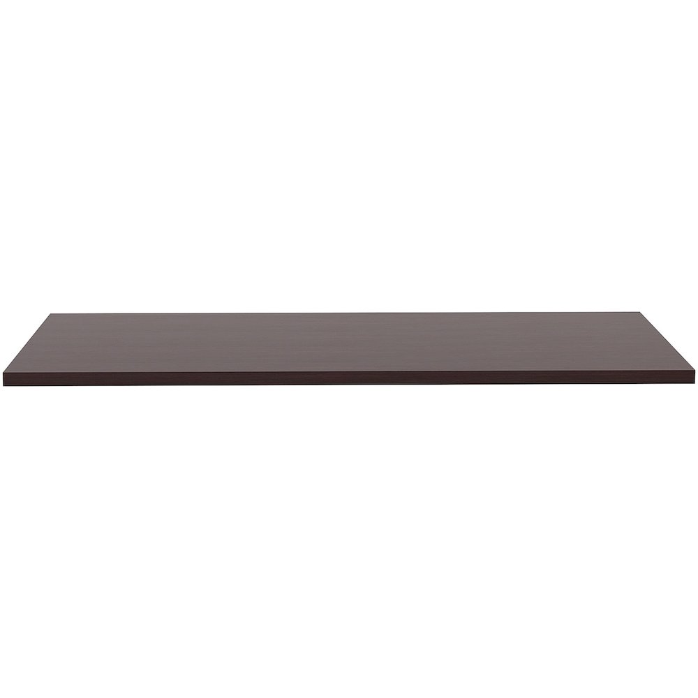 Lorell Training Tabletop - Espresso Rectangle, Laminated Top - Adjustable Height - 48" Table Top Length x 24" Table Top Width x 1" Table Top Thickness - Assembly Required - 1 Each. Picture 4