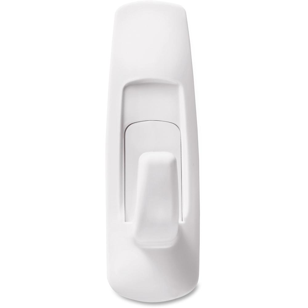 Command Large Utility Hook Mega Pack - 14 Hooks - 14 Large Hook - 5 lb (2.27 kg) Capacity - for Multipurpose, Paint, Wood, Tile - Plastic - White - 14 / Pack. Picture 6