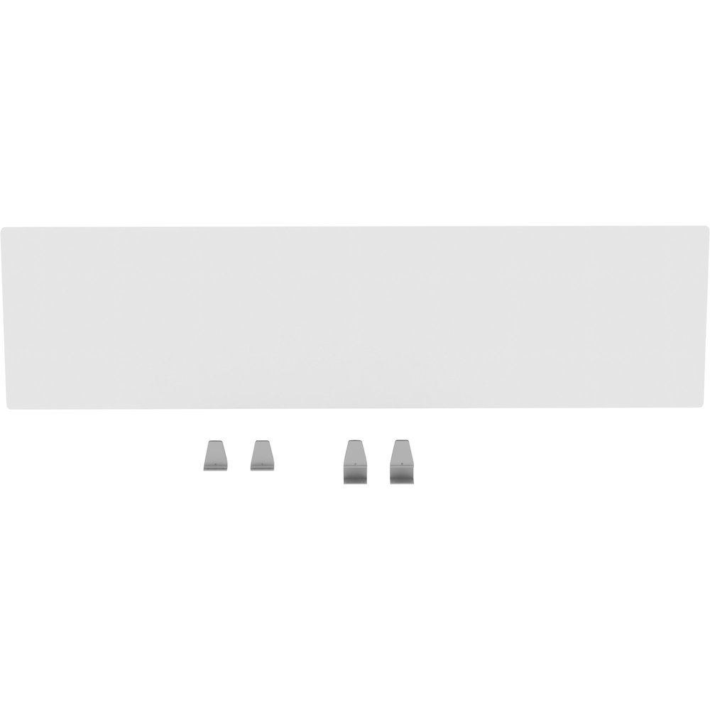 Lorell Relevance Series Modesty/Privacy Panel - 59" Width x 15.7" Height - Clear - 1 Each. Picture 3