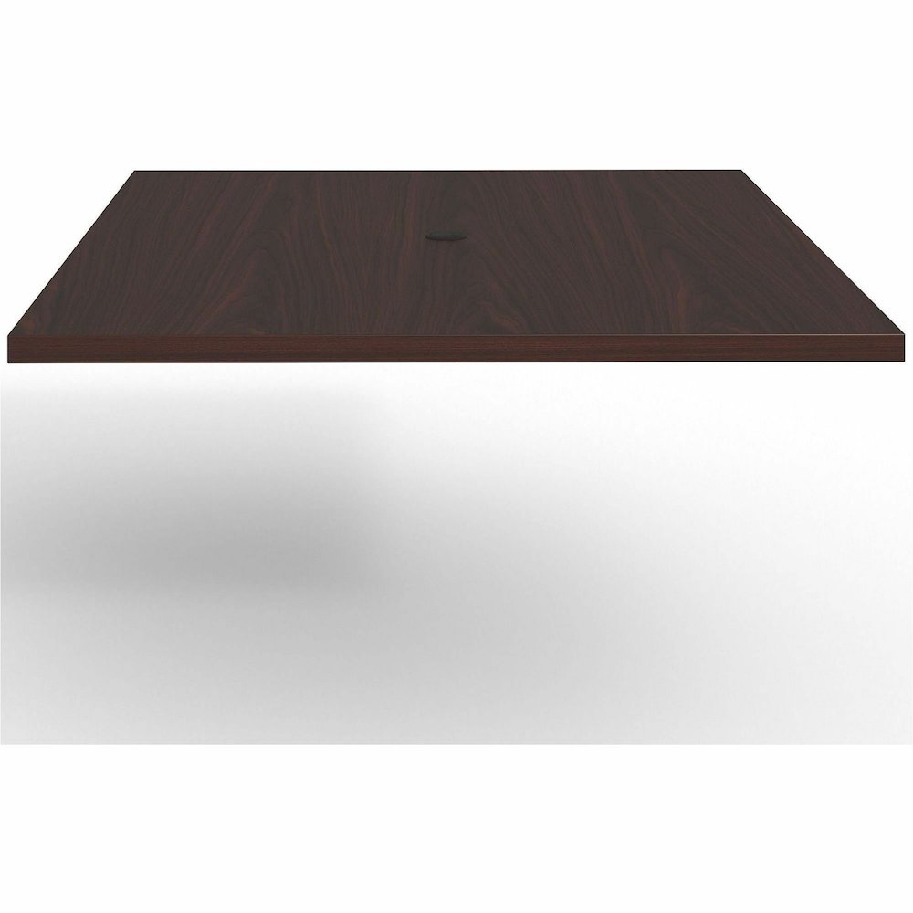 Lorell Prominence 2.0 Rectangular Conference Tabletop - Mahogany Rectangle, Laminated Top - 60" Table Top Width x 48" Table Top Depth x 1.50" Table Top Thickness - Conferencing, Office - Assembly Requ. Picture 4