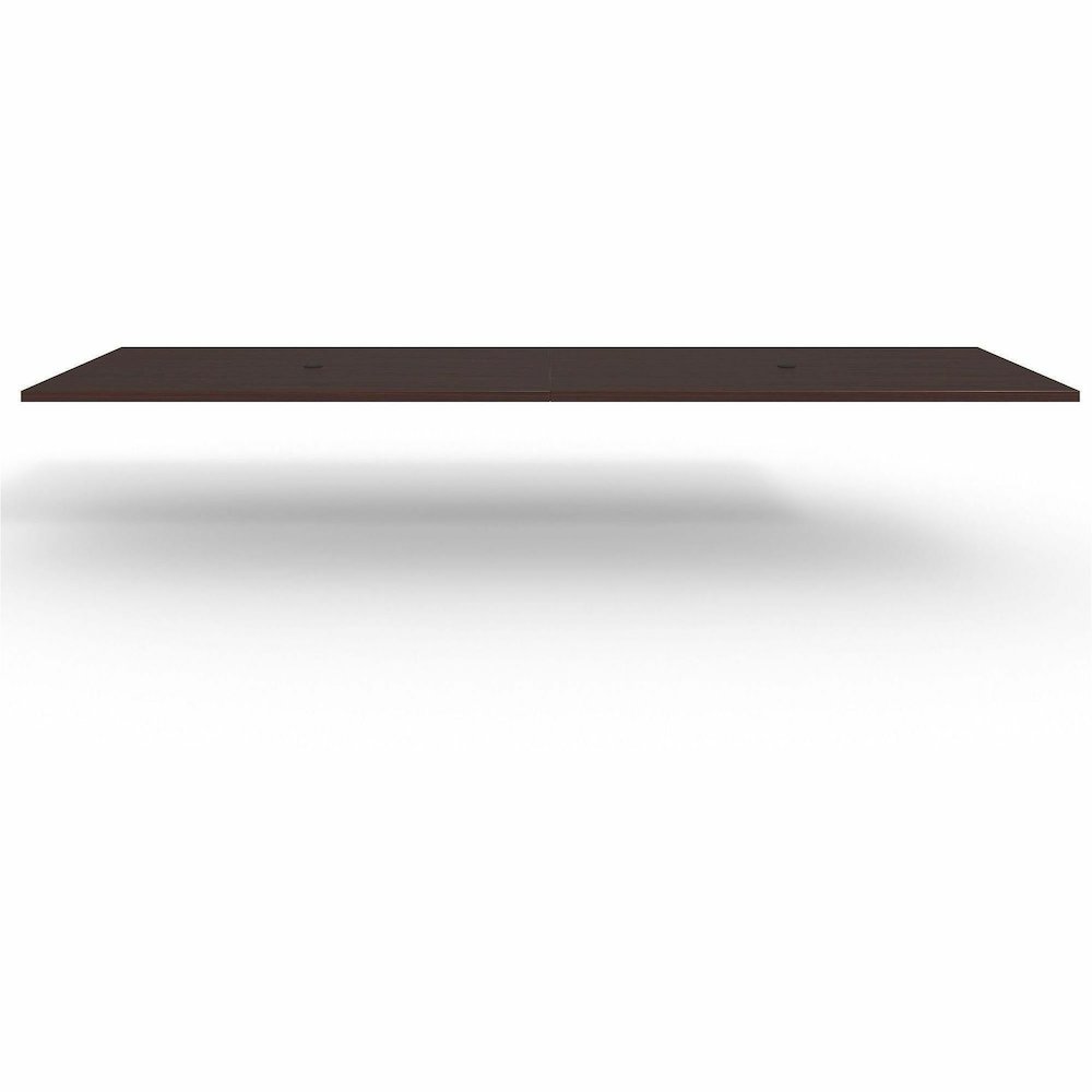 Lorell Prominence 2.0 Rectangular Conference Tabletop - Mahogany Rectangle, Laminated Top - 72" Table Top Width x 48" Table Top Depth x 1.50" Table Top Thickness - Conferencing, Office - Assembly Requ. Picture 4