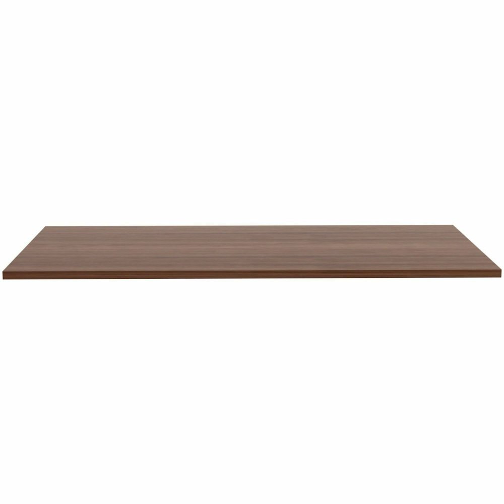 Lorell Relevance Series Tabletop - Walnut Rectangle Top - 60" Table Top Width x 30" Table Top Depth x 1" Table Top Thickness - Assembly Required - 1 Each. Picture 3