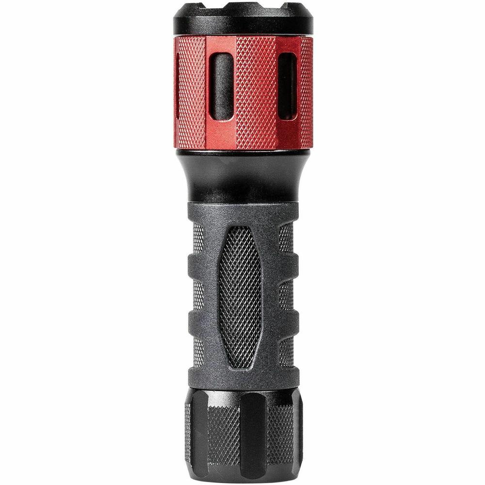 Dorcy Ultra HD Series Twist Flashlight - 360 lm Lumen - 3 x AAA - Battery - Impact Resistant - Black, Red - 1 Each. Picture 4