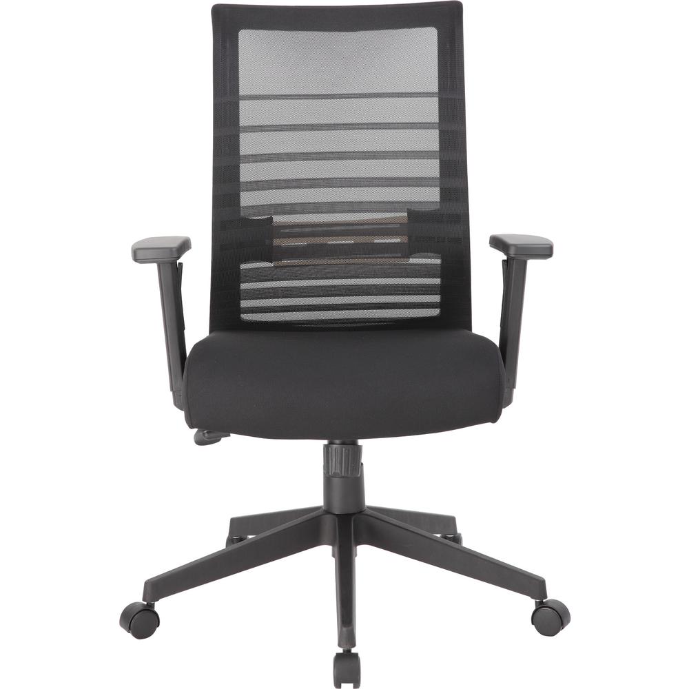 Boss Mesh Task Chair - Black Seat Color - Black Back Color - Mesh Back Material - Black Frame Color - 5-star Base - 1 Each. Picture 2