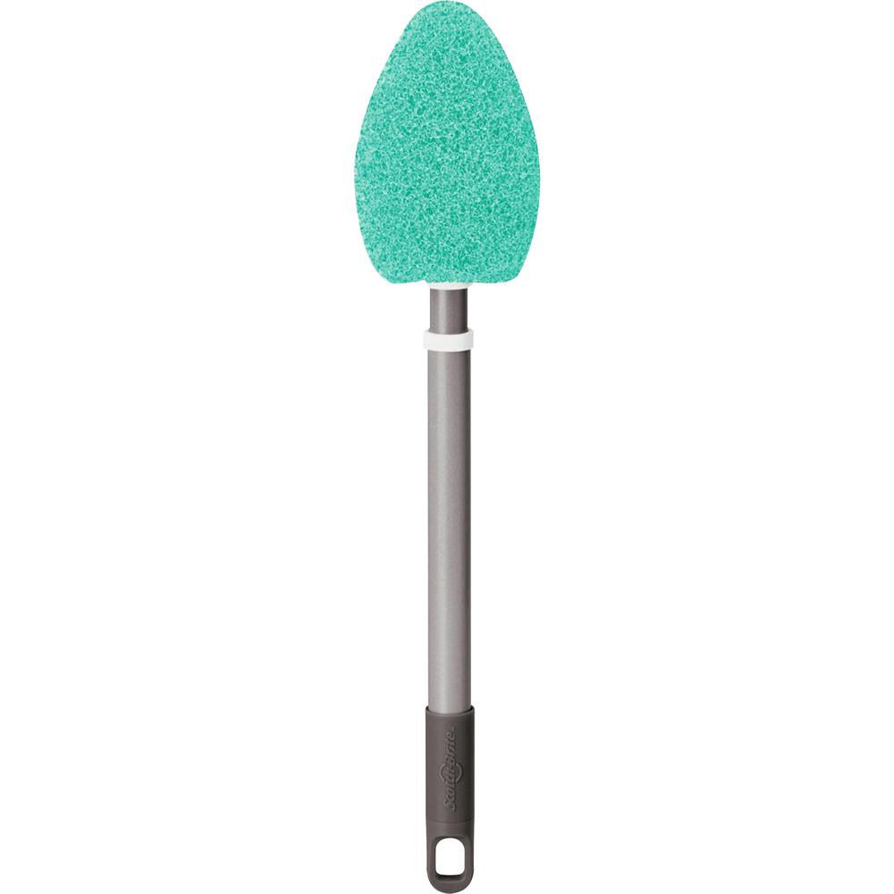 Scotch-Brite Bath Scrubber - 24" Handle Length - Plastic Handle - 4 / Carton. Picture 3