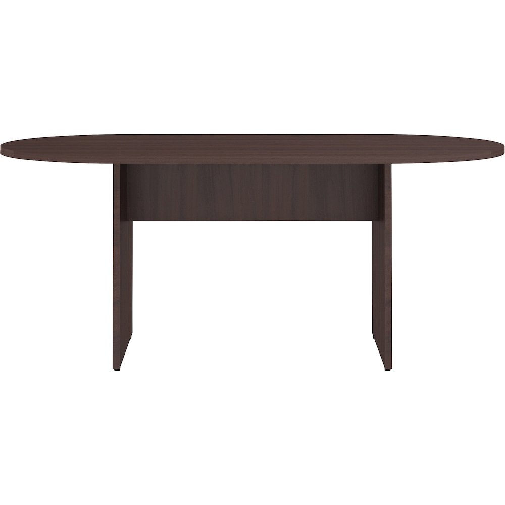 Lorell Essentials Oval Conference Table - Oval - 29.5" Height x 72" Width x 36" Depth x 1.3" Thickness - 1 Each. Picture 3