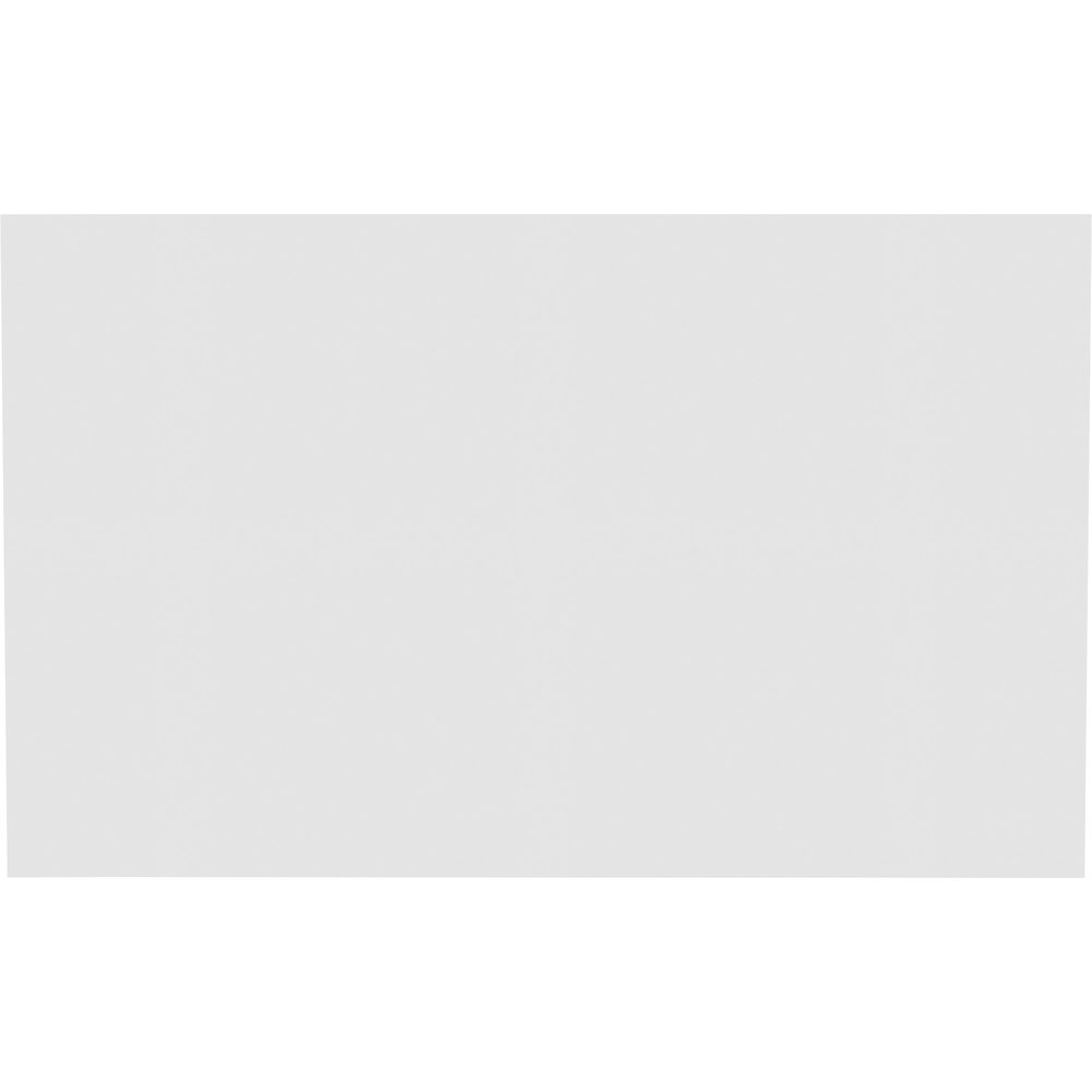 Lorell Adaptable Panel Divider - 24" Width x 2" Height x 37" Depth - Aluminum, Acrylic - Frosted - 1 Each. Picture 2