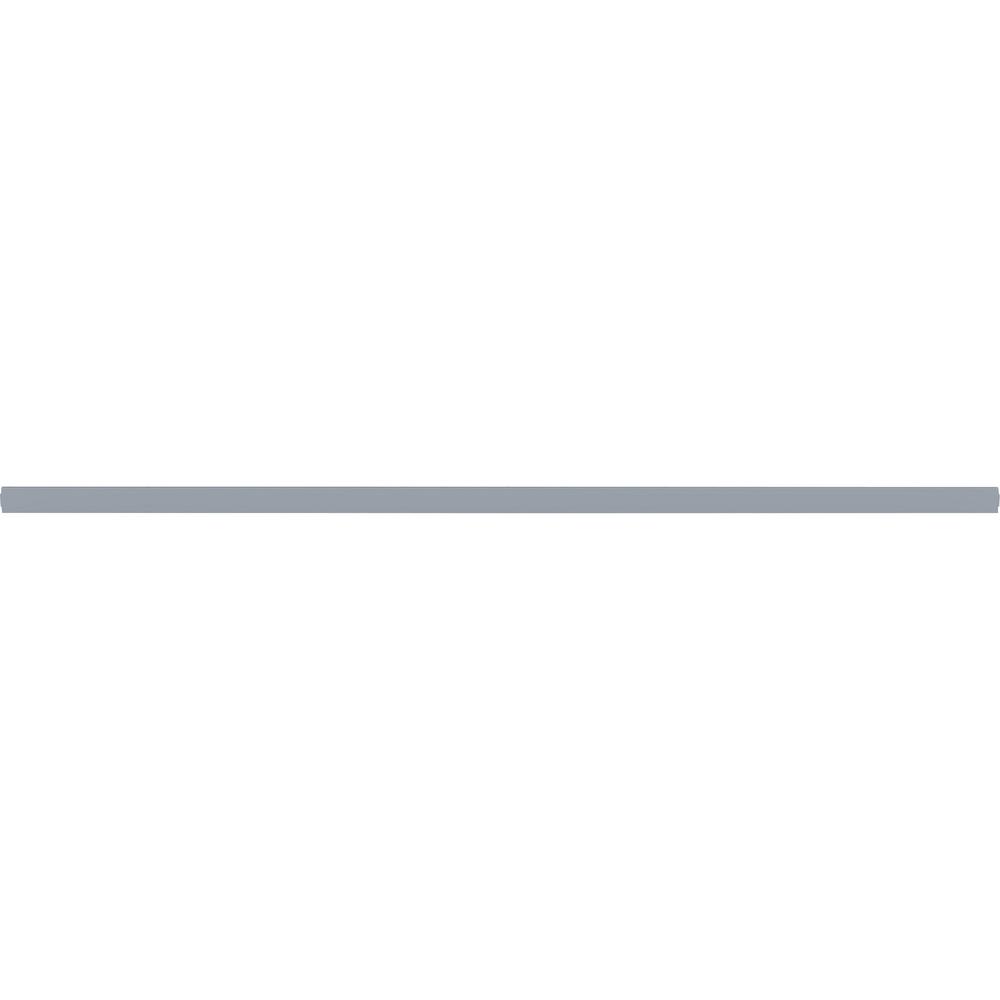 Lorell Double-wide Horizontal Panel Strip for Adaptable Panel System - 67" Width x 0.50" Depth x 1.80" Height - Aluminum - Silver - 1 Each. Picture 9