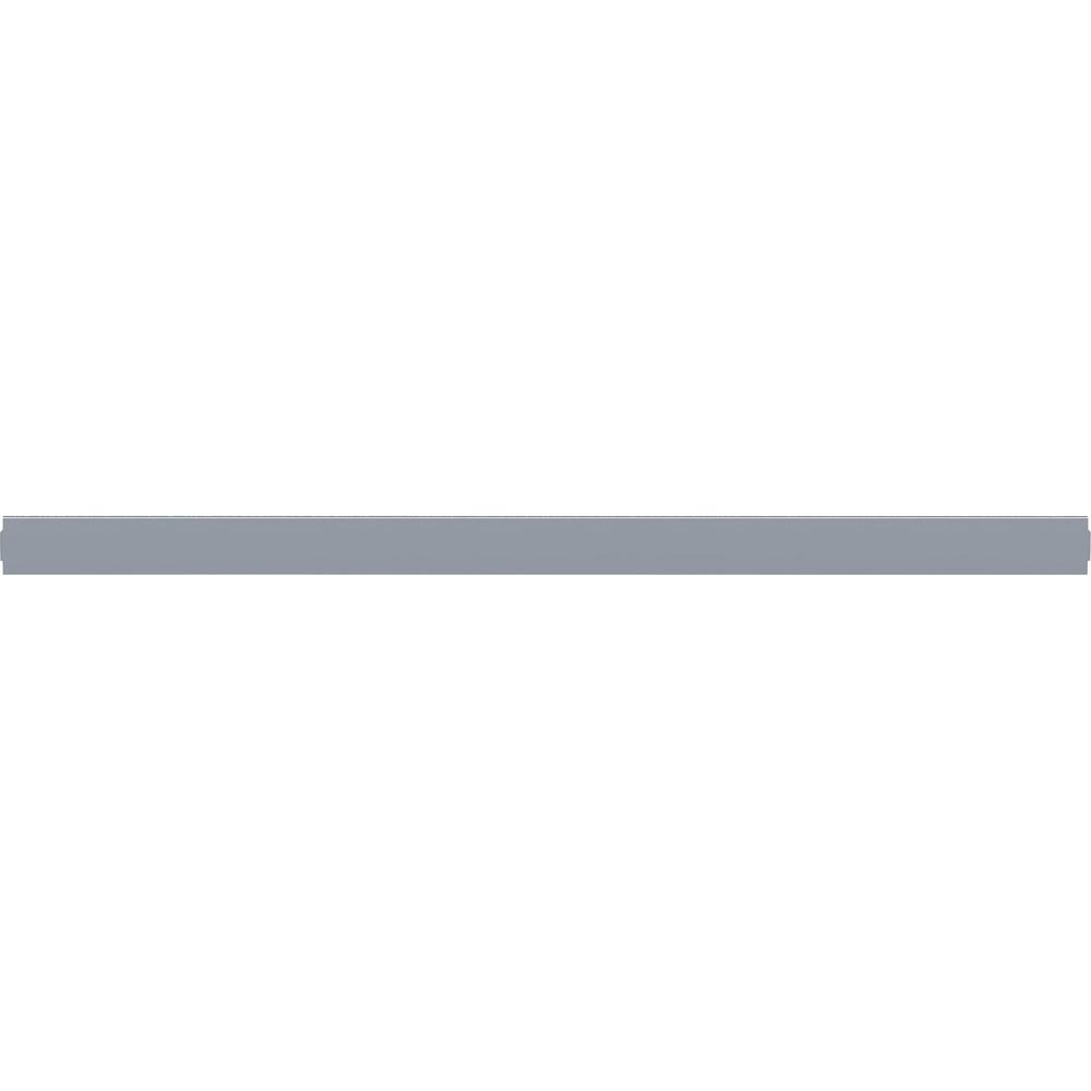 Lorell Single-Wide Horizontal Panel Strip for Adaptable Panel System - 33.12" Width x 0.50" Depth x 1.75" Height - Aluminum - Silver - 1 Each. Picture 9