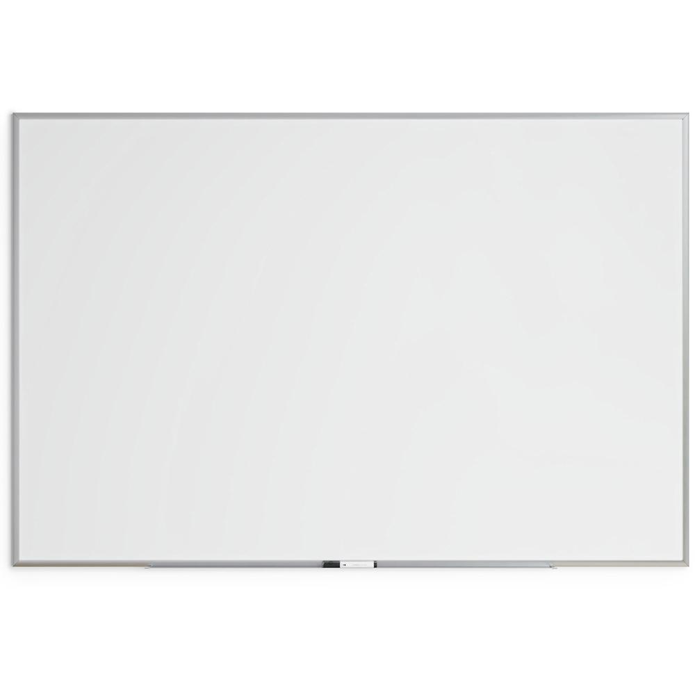 U Brands Magnetic Dry-Erase Board - 72" (6 ft) Width x 48" (4 ft) Height - White Painted Steel Surface - Silver Aluminum Frame - Rectangle - Horizontal/Vertical - Magnetic - 1 Each. Picture 3