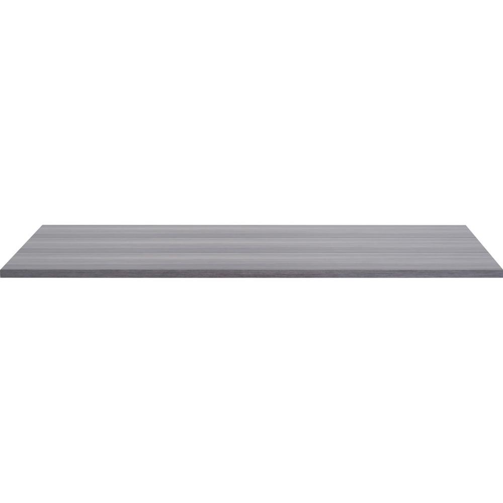 Lorell Revelance Conference Rectangular Tabletop - Rectangle - 1" Height x 59.9" Width x 47.3" Depth x 1" Thickness - Material: Laminate - Finish: Weathered Charcoal - 1 Each. Picture 8