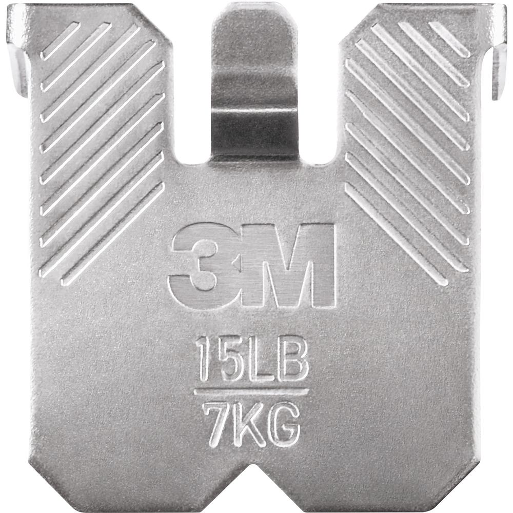 3M CLAW Drywall Picture Hanger - 15 lb (6.80 kg) Capacity - for Pictures, Mirror, Decoration, Art, Home - Gray - 5 / Pack. Picture 2