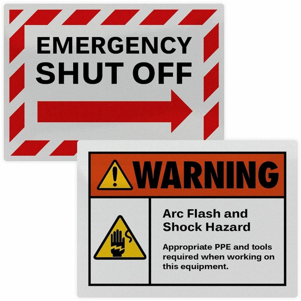 Avery&reg; Reflective Sign Labels - 3 1/2" Width x 5" Length - Permanent Adhesive - Rectangle - Laser - Silver - Film - Water Resistant - 4 / Sheet - 10 Total Sheets - 40 Total Label(s) - 1 Pack. Picture 3