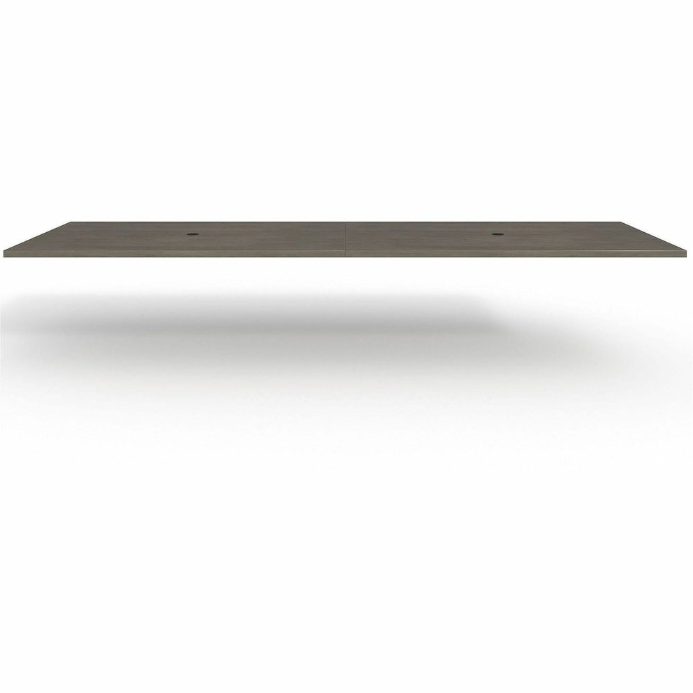 Lorell Prominence 2.0 Rectangular Conference Tabletop - Rectangle - 72" Width x 48" Depth, x 1.5" Thickness Top - Material: Particleboard - Finish: Gray Elm - Laminated, Durable, Mar Resistant, Burn R. Picture 4