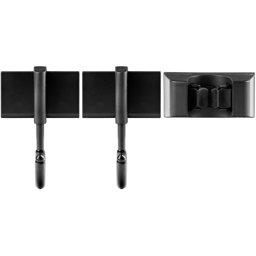 Duck Brand EasyMounts Heavy-Duty Garage Kit - 15 lb (6.80 kg), 50 lb (22.68 kg) Capacity - for Home, Garage, Broom, Shovel - Black - 1 Box. Picture 5