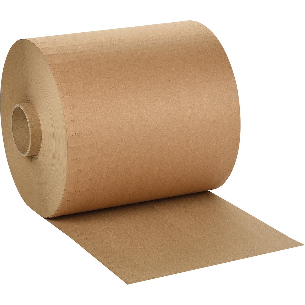 Scotch Cushion Lock Protective Wrap - 12" Width x 1000 ft Length - Recyclable, Easy Tear - Brown - 1 Roll. Picture 3