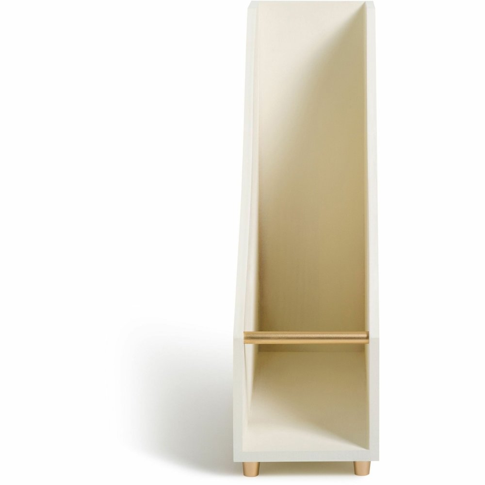 U Brands Juliet Magazine Holder - White - Pine Wood - 1 Each. Picture 3