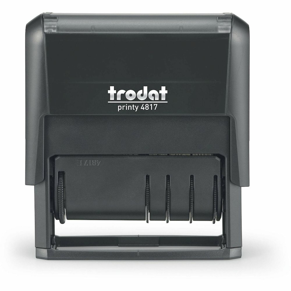 Trodat 12-Message Business Stamp - Message Stamp - ANSWERED, BACKORDERED, CANCELLED, BILLED, RECEIVED, CHARGED, CHECKED, DELIVERED, ENTERED, PAID, SHIPPED, ... - 0.37" Impression Width - 10000 Impress. Picture 5