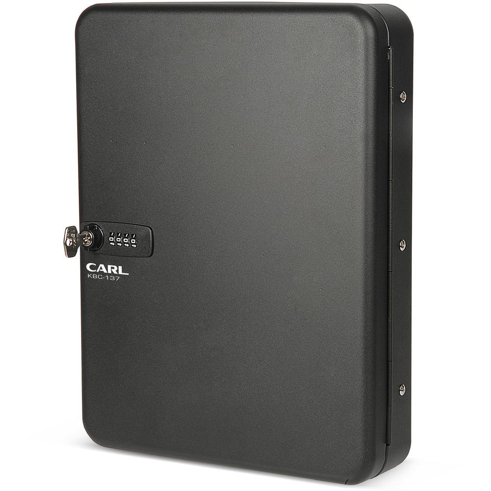 CARL Combination Key Cabinet - Combination Lock, Pre-drilled Mounting Hole - Black. Picture 2