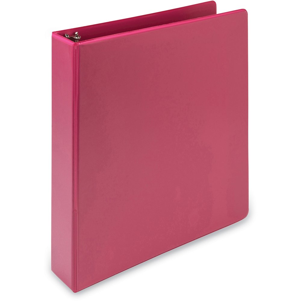 Samsill Earth's Choice Plant-based View Binders - 1 1/2" Binder Capacity - Letter - 8 1/2" x 11" Sheet Size - 3 Ring - Fastener: Round Ring - Chipboard, Polypropylene, Plastic - Berry - Recycled - Bio. Picture 3