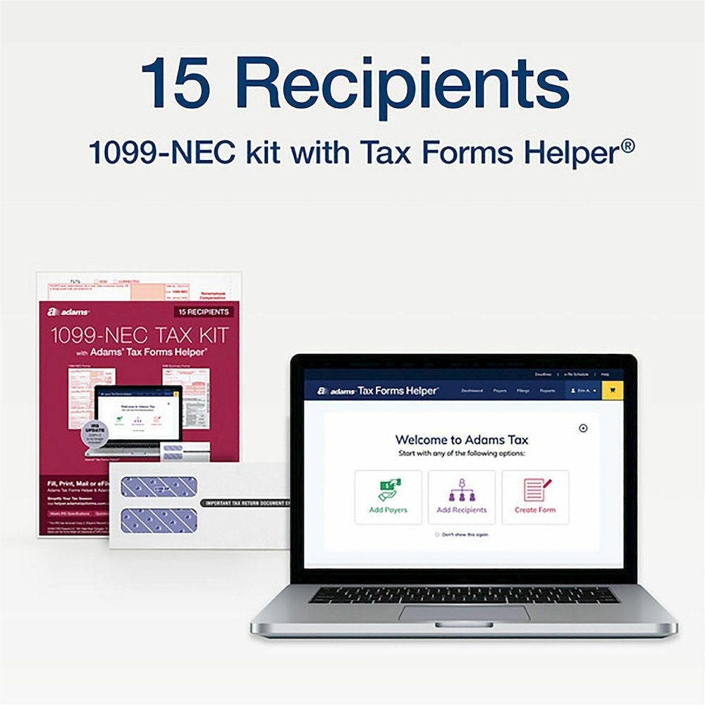 TOPS Part 1099-NEC Online Tax Kit - 5 Part - White Sheet(s) - 1 Pack. Picture 3