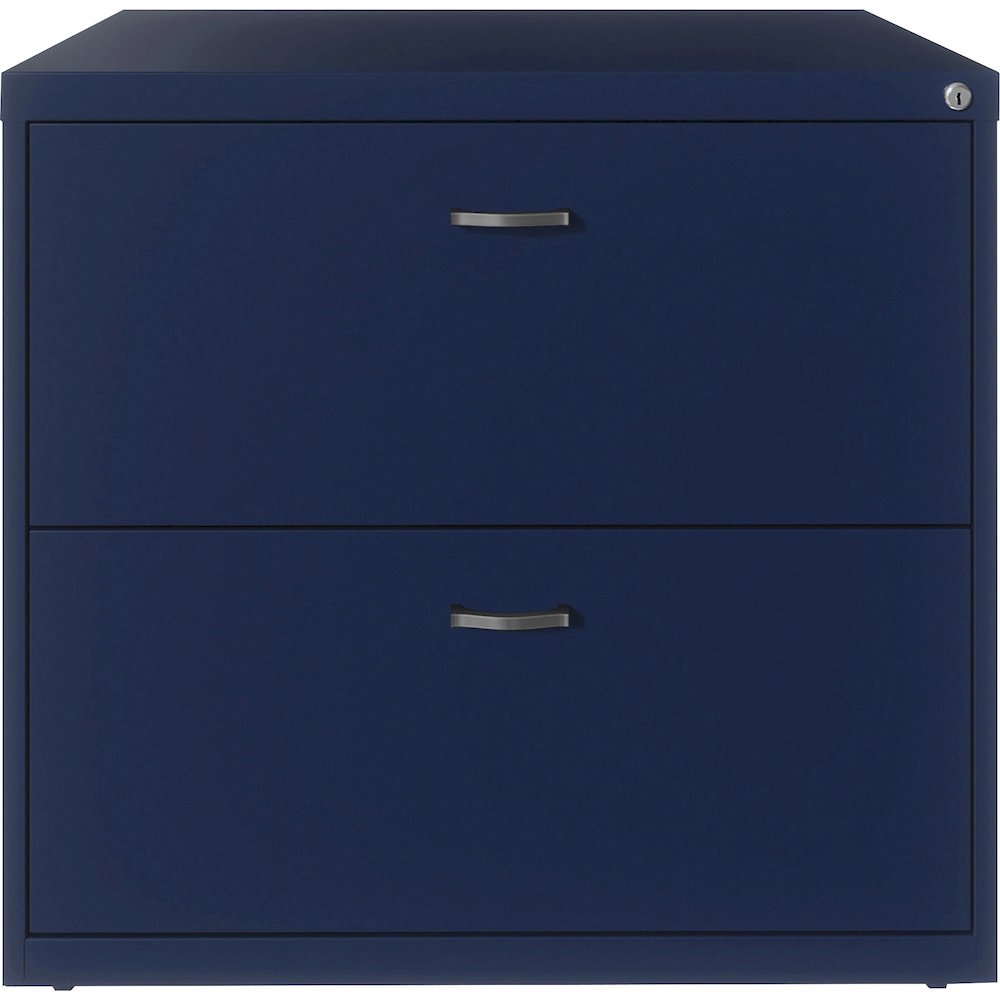 NuSparc 2-Drawer Lateral File - 30" Width x 17.6" Depth x 27.7" Height - 2 x Drawer(s) for File - Letter - Lateral - Interlocking, Anti-tip, Ball Bearing Slide, Ball-bearing Suspension, Removable Lock. Picture 3