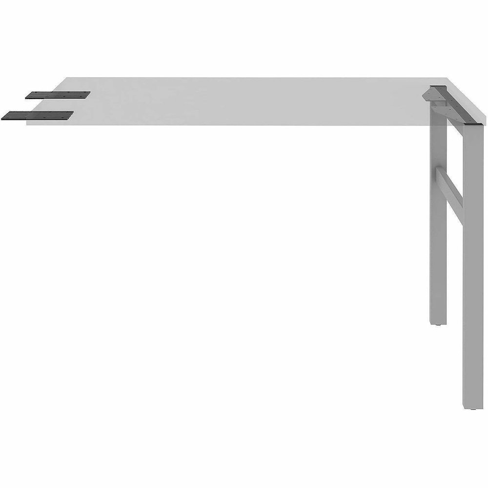 Lorell Adjustable Table Leg Bases & Returns - Assembly Required - Silver - 1 / Each. Picture 4