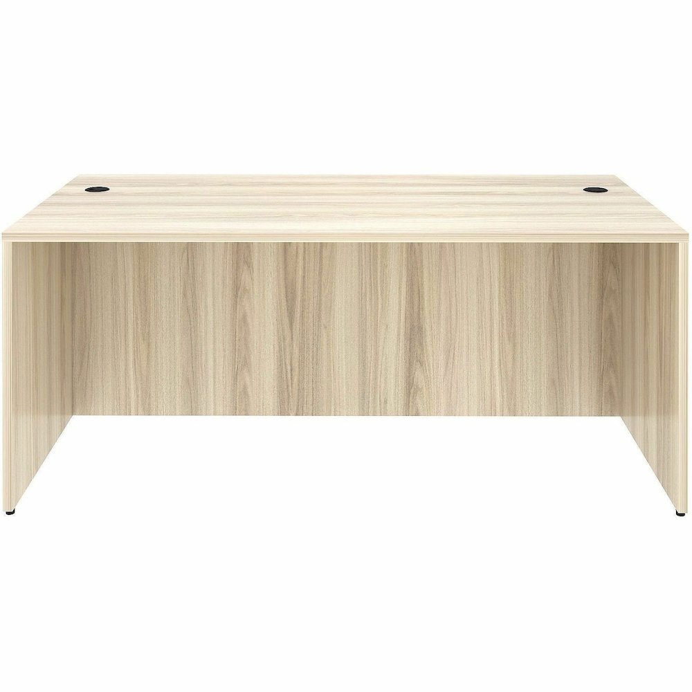 Lorell Essentials Retangular Desk Shell - 29.50" Height x 70.90" Width x 35.40" Depth - Assembly Required - Modern Elm - 1 Each. Picture 3