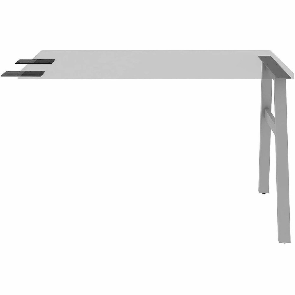 Lorell Adjustable Table Leg Bases & Returns - Assembly Required - Silver - 1 / Each. Picture 4
