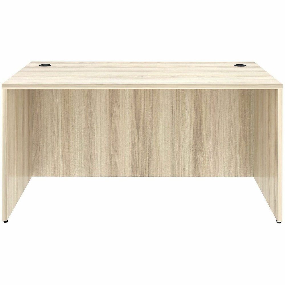 Lorell Essentials Retangular Desk Shell - Assembly Required - Modern Elm - 1 Each. Picture 3