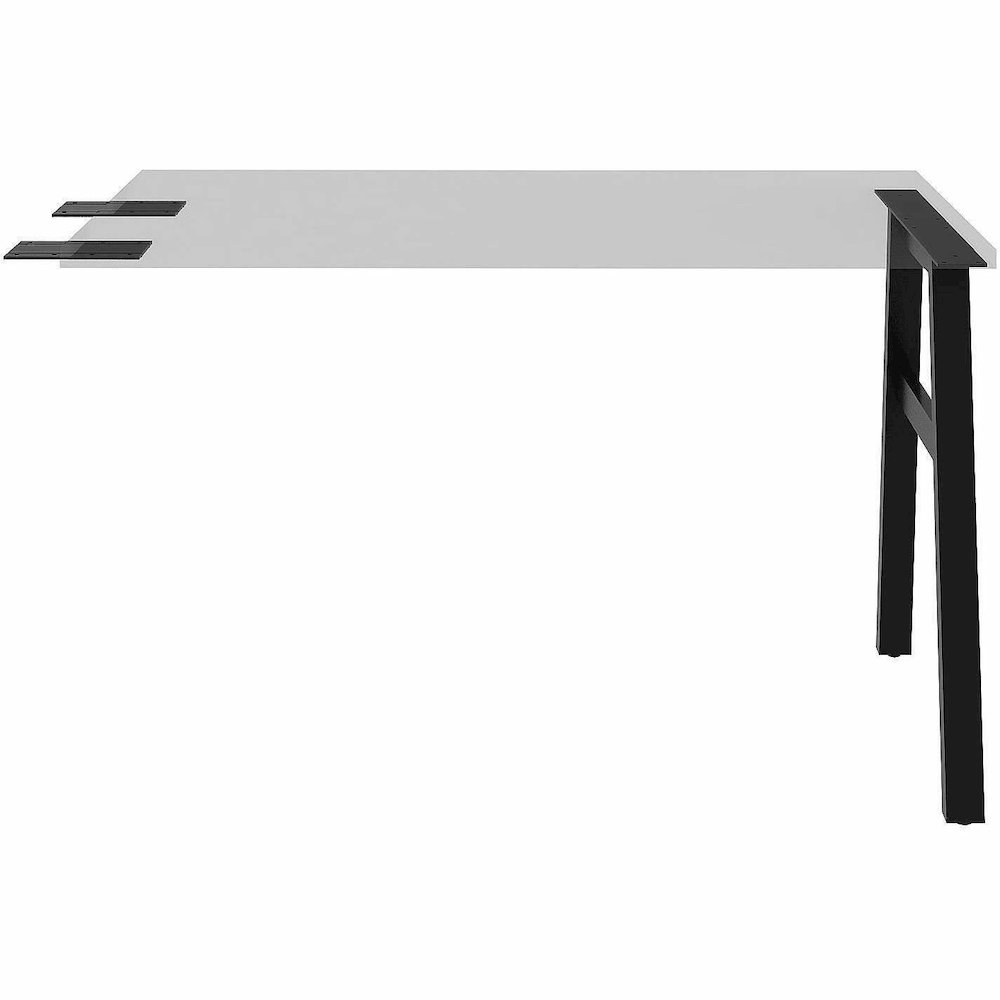 Lorell Adjustable Table Leg Bases & Returns - Assembly Required - Black - 1 / Each. Picture 4