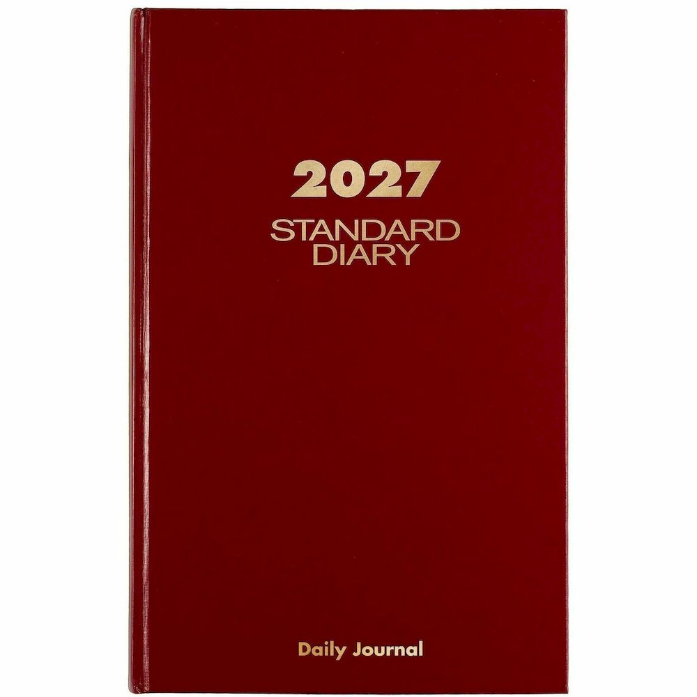 At-A-Glance Standard Diary Diary - Large - Julian Dates - Daily - 1 Year - January 2026 to December 2026 - 1 Day Single Page Layout - 7 3/4" x 12" Sheet Size - White Sheet - Case Bound - Vinyl, Faux L. Picture 3