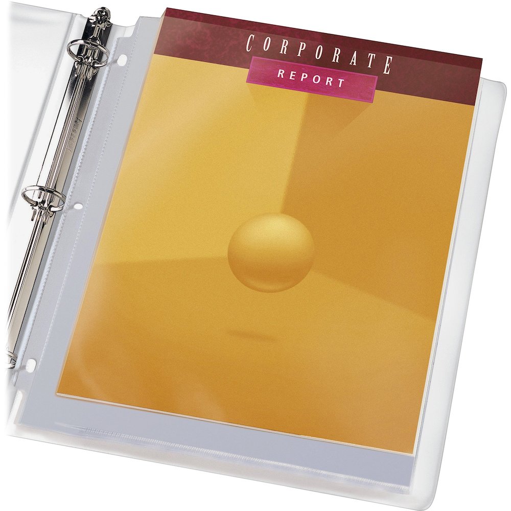 Avery&reg; Diamond Clear Multi-Page Capacity Sheet Protectors - 50 x Sheet Capacity - For Letter 8 1/2" x 11" Sheet - Clear - Polypropylene - 25 / Pack. Picture 3